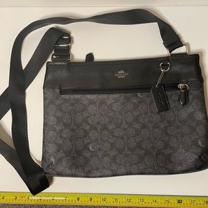 Black Coach crossbody bag